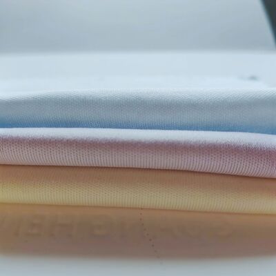 Vải dệt kim cotton spandex hai mặt định lượng 210gsm, khổ 180cm, co giãn thoải mái cho trang phục