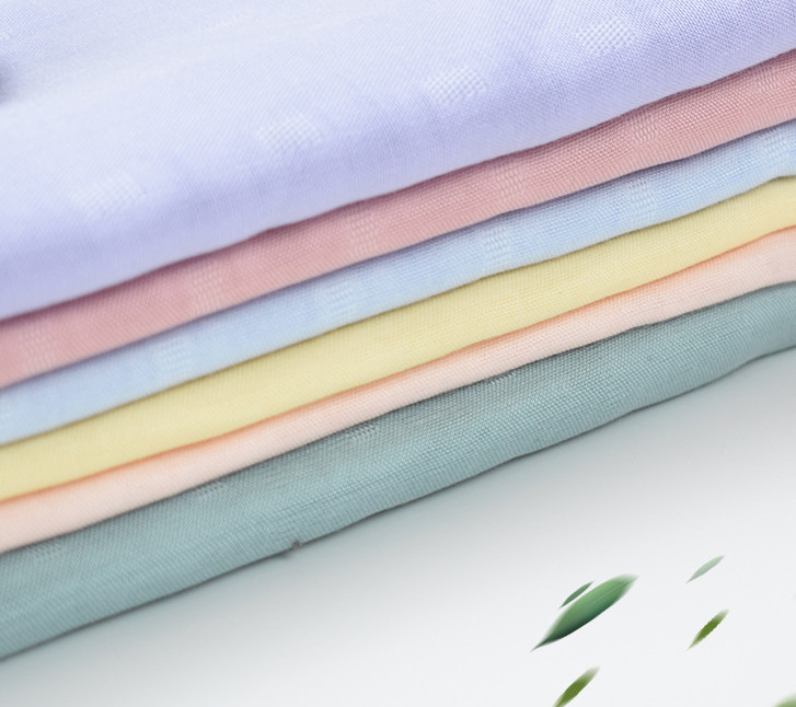 Các loại Mô hình 40S Vải bông Jacquard 150gsm Trẻ sơ sinh Vải gạc