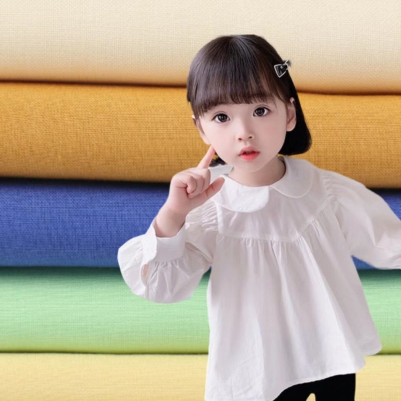 TC6535 Vải may váy 96X 72 108GSM 45SX45S TC Cotton và Polyester Vải dệt váy sơ mi
