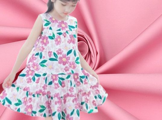Vải cotton và polyester tái chế vải thấm ẩm cho trẻ em